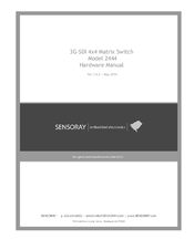 Sensoray 2444 Hardware Manual