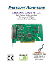 CommTech Fastcom G232 Hardware Reference Manual