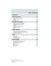 Ford Mariner Hybrid 2011 Owner's Manual