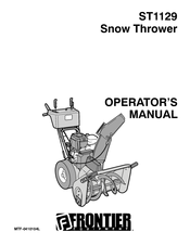 Frontier ST0726 Operator's Manual