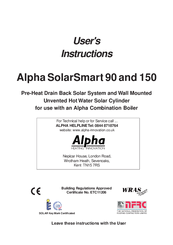 Alpha SolarSmart 150 User Instructions