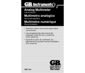 Gardner Bender GMT-12A Owner's Manual