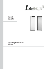 Lec CU 357 Operating Instructions Manual