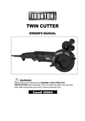 Ironton 45994 Owner's Manual