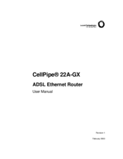 Lucent Technologies CellPipe 22A-GX User Manual