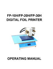 SYSFORM FP-10H Operating Manual