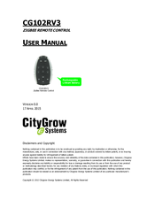 CityGrow CG102RV3 User Manual