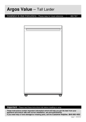 Argos AALF55143W Instruction Manual
