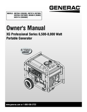 Generac Power Systems XG Professional Series Owner's Manual