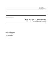 Rose Point MDS-52 Installation Instructions Manual