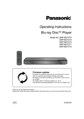 Panasonic DMP-BDT371 Operating Instructions Manual