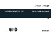 oticon Intiga i Instructions For Use Manual