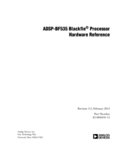 Analog Devices ADSP-BF535 Blackfin Hardware Reference Manual