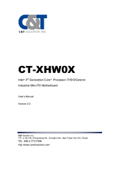C&T Solution CT-XHW0X User Manual