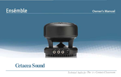 Cetacea Sound Ensemble Owner's Manual