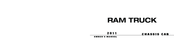 RAM Chassi Cab 2011 Owner's Manual