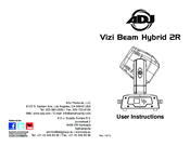 ADJ Vizi Beam Hybrid 2R User Instructions