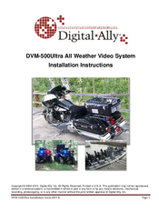Digital-Ally DVM-500Ultra Installation Instructions Manual