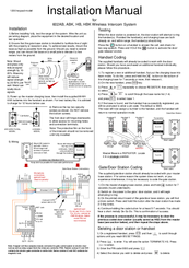 Aes 602AB Installation Manual