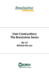 Widex BV-9 User Instructions