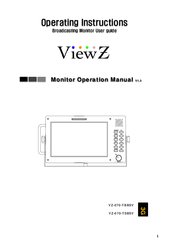 ViewZ VZ-070-TBBSV Operation Manual