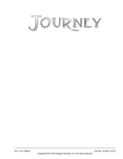 Winnebago Journey 42E 2015 Operator's Manual