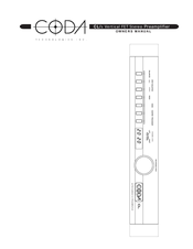 CODA CL Owner's Manual