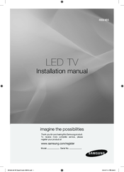 Samsung 465 Installation Manual