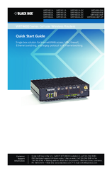 Black Box WRT4000-DIN Quick Start Manual