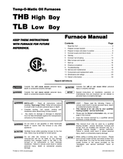 Milwaukee THB High Boy series User Manual