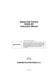 Hamamatsu Photonics C9300-201 Instruction Manual