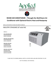 Applied Comfort A26EC12K35EZA90 Installation Instructions And Owner's Manual