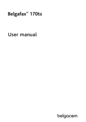 BELGACOM Belgafax 170ts User Manual