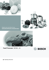 Bosch MCM68830AU Operating Instructions Manual