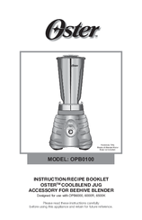 Oster OPB0100 Instruction/Recipe Booklet