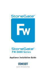 Stonesoft StoneGate FW-5000 Series Appliance Installation Manual