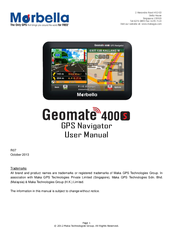 Maka Technologies Geomate 400S User Manual
