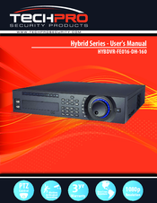 TECHPRO HYBDVR-FE016-DH-160 Hybrid Serie User Manual