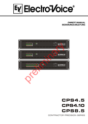 Electro-Voice CPS4.5 Owner's Manual