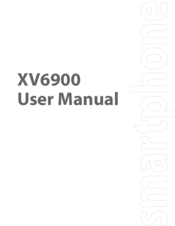 HTC XV6900 User Manual
