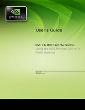 NVIDIA MCE Remote Control User Manual