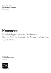 Kenmore 253.76063 Use & Care Manual