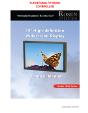 Rosen Aviation 1900 Series Technical Manual