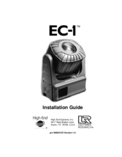 High End Systems EC-1 Installation Manual