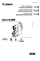 Canon optura300 Instruction Manual