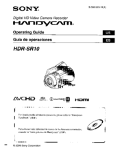 Sony Handycam HDR-SR10 Operating Manual
