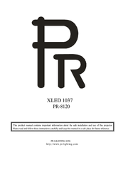 PR Lighting XLED 1037 PR-8120 User Manual