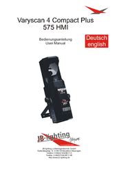 JB-lighting VARYSCAN 4 COMPACT PLUS 575 HMI User Manual