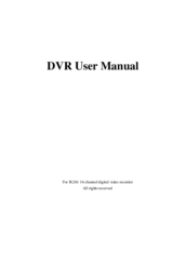 COP-USA DVR2716AE-SL User Manual
