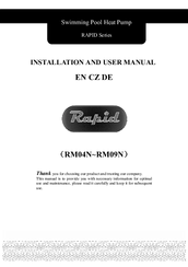 Vagner Pool RAPID Series RM04N Installation And User Manual
